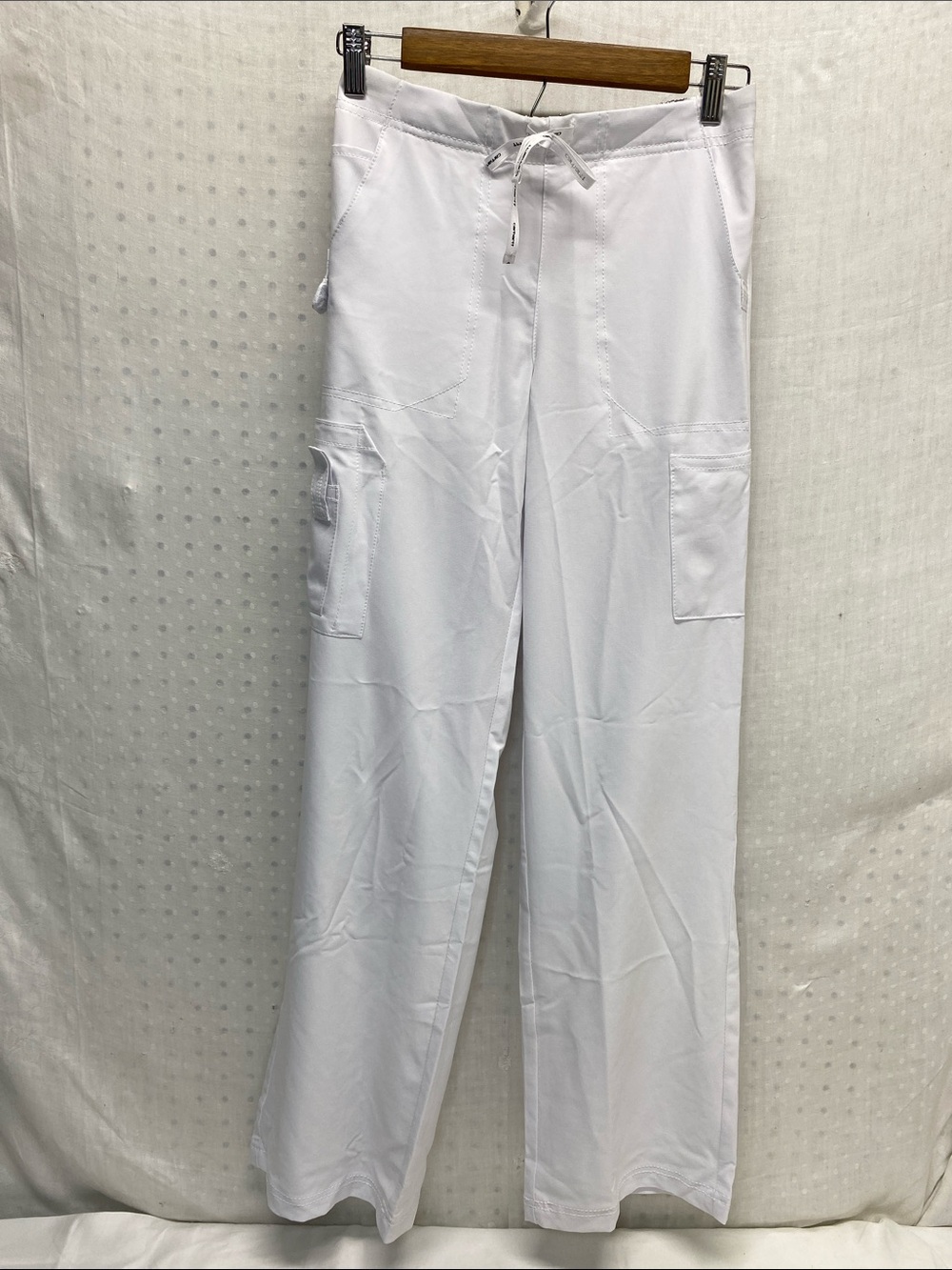 Carhartt White Drawstring Cargo Scrub Pants Women's XS C52110